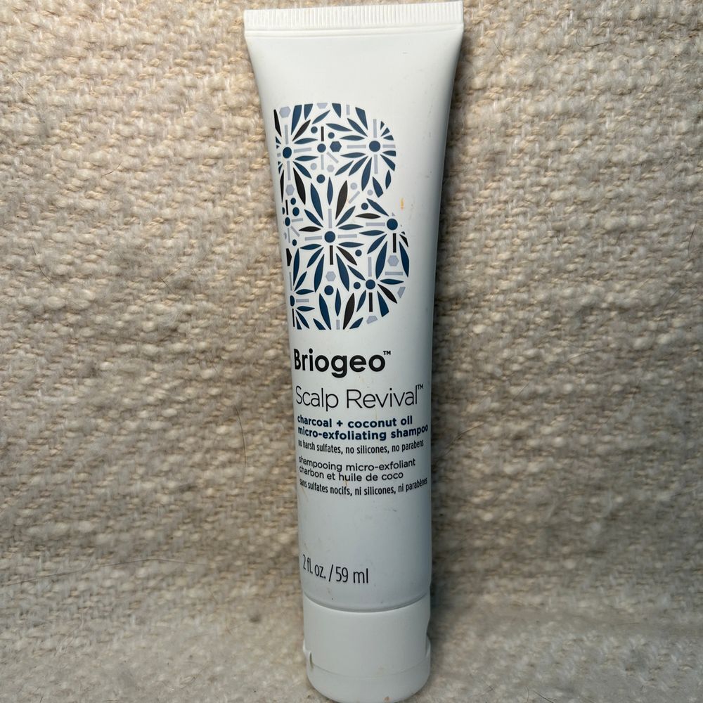Briogeo Scalp Revival Charcoal+Coconut Micro-exfoliating Shampoo 2‎ oz Sealed